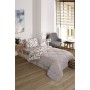 ETE HOMETEX TEK KİŞİLİK LÜX WELSOFT YORGAN EFEKT BEJ 155X215CM 8696474231964
